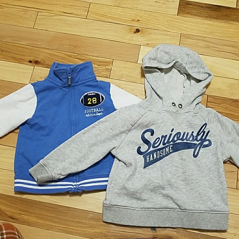 Carter's hoodie and jacket